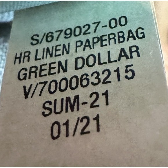 GAP Khakis womens Linen cotton green high rise cuffed shorts sz 6 beachy resort - Picture 5 of 5